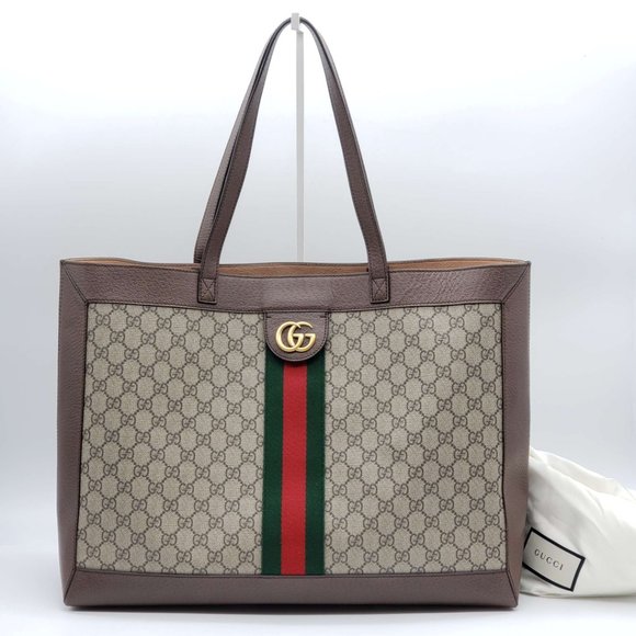 Gucci Handbags - 100% Authentic Gucci GG Ophidia Large Tote Bag